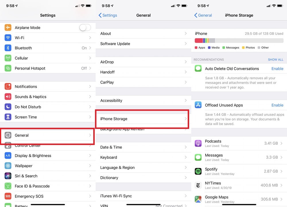 How to free up space on your iPhone?