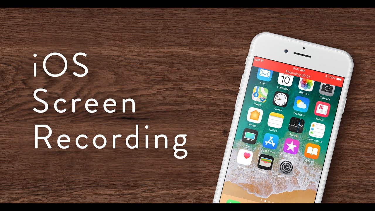 How to get screen recording on iPhone 8plus/iPhone 8