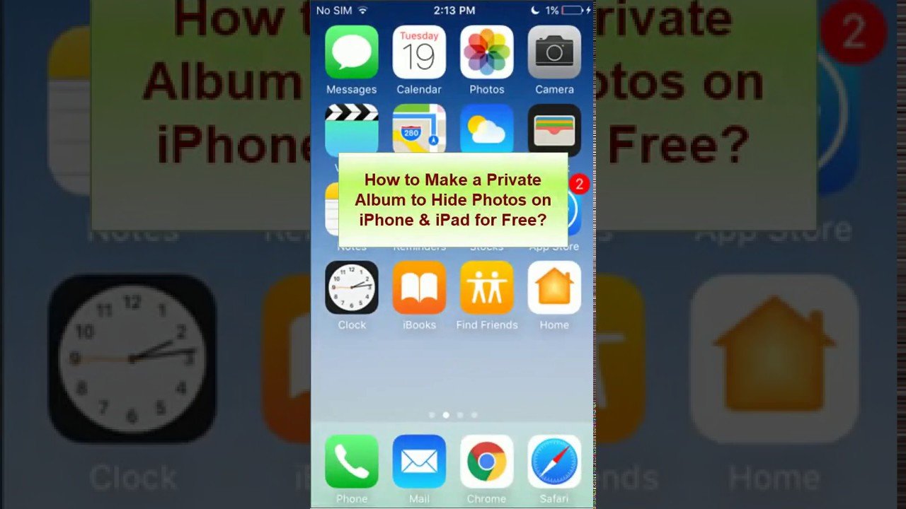 How to Make a Private Album to Hide Photos on iPhone ...