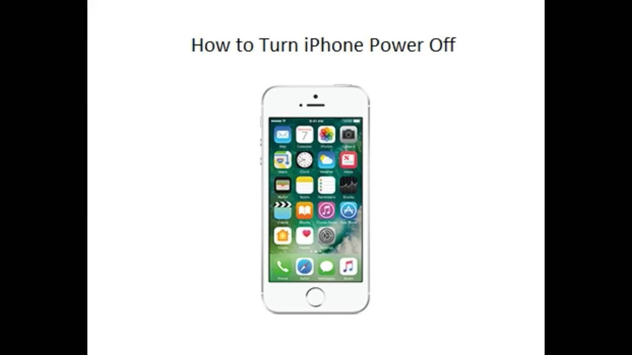 How to Power Off/Switch Off/Turn Off iPhone