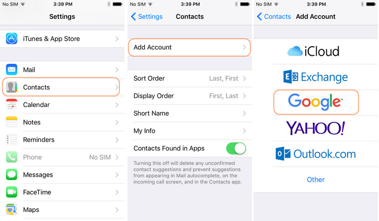 How to Sync Contacts to Gmail: Sync iPhone/Android ...