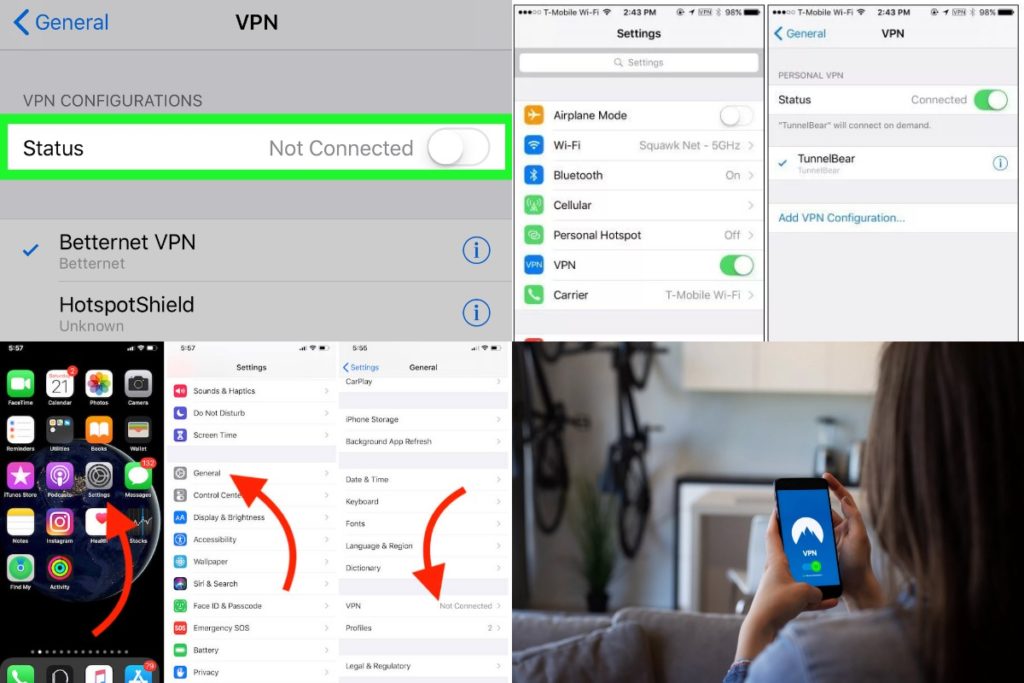 How to turn off vpn on iphone: step