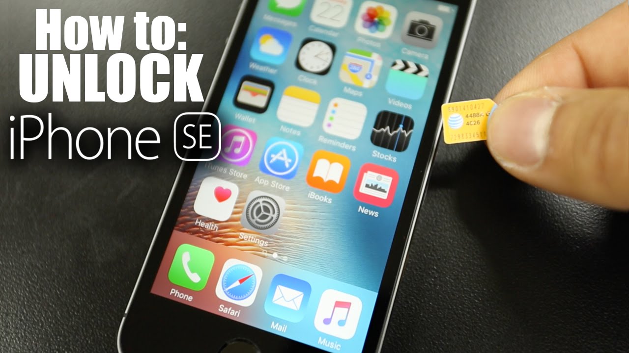 How to unlock iPhone SE * Techsmartest.com