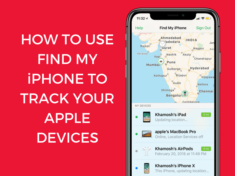 How to Use Find my iPhone to Track Your iPhone, iPad, Mac ...