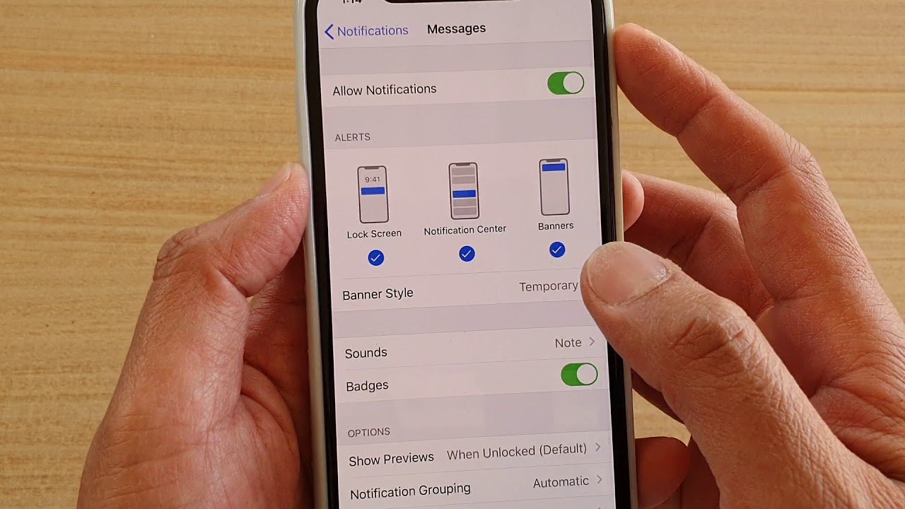 iPhone 11 Pro: How to Change Messages Notification Sound ...