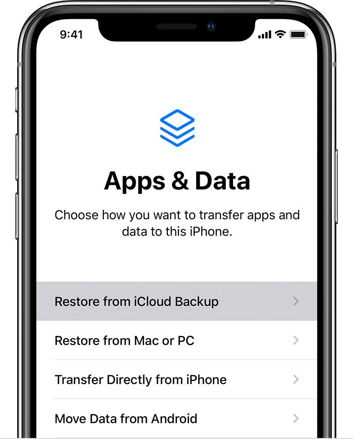 Restore iPhone 11 from iCloud Backup Without Losing Data