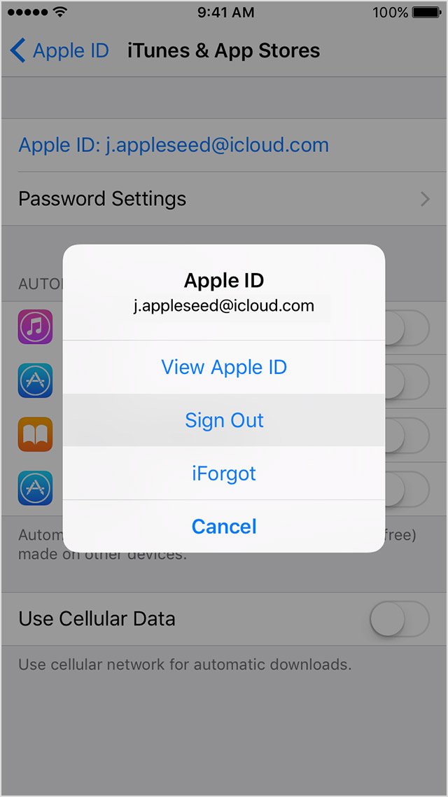 Sign in with a different Apple ID on your iPhone, iPad, or ...