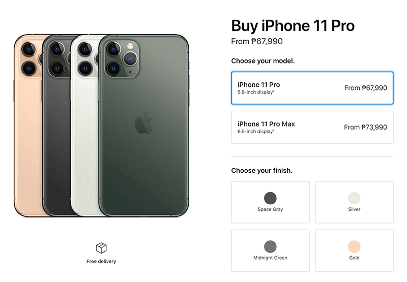 Apple iPhone 11, 11 Pro, 11 Pro Max priced in the Philippines!