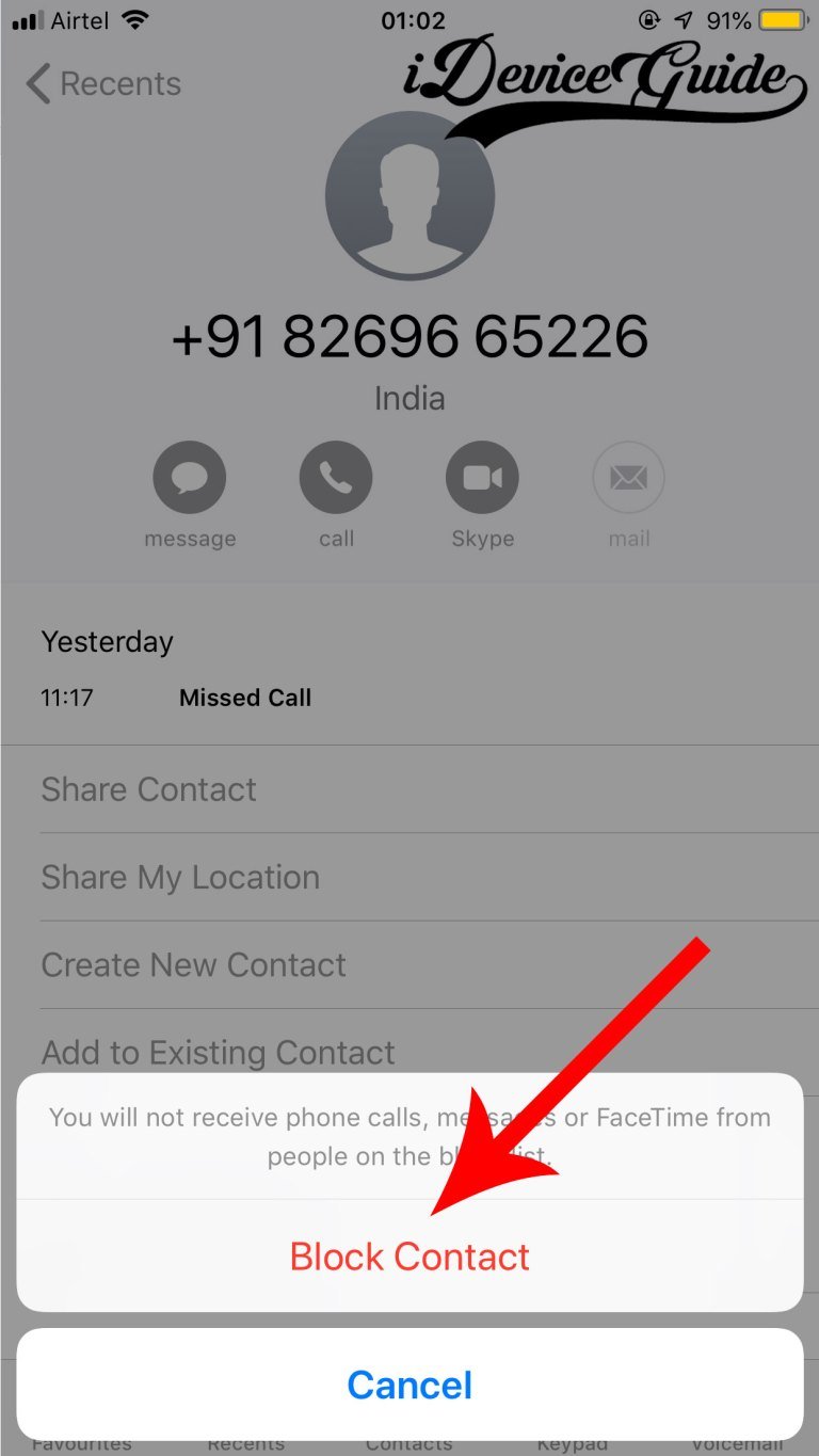 How to Block Contacts on iMessage on iPhone