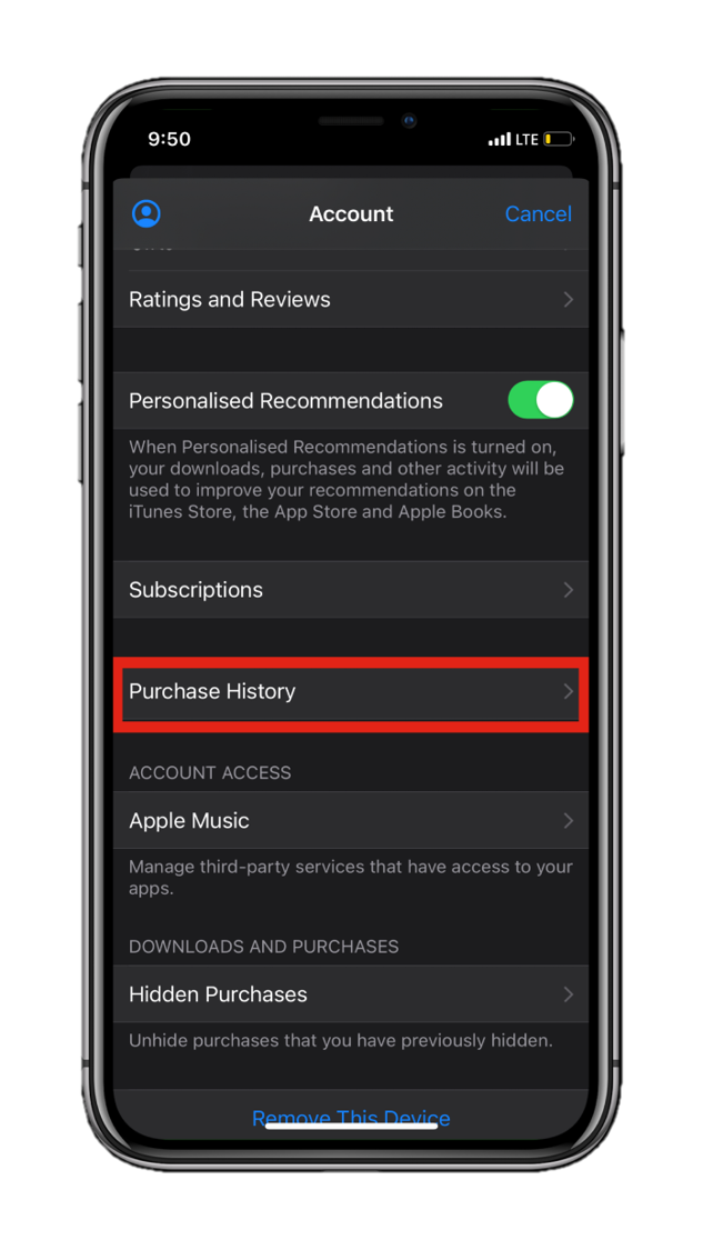 How To Check Your Apple ID Purchase History On iPhone ...