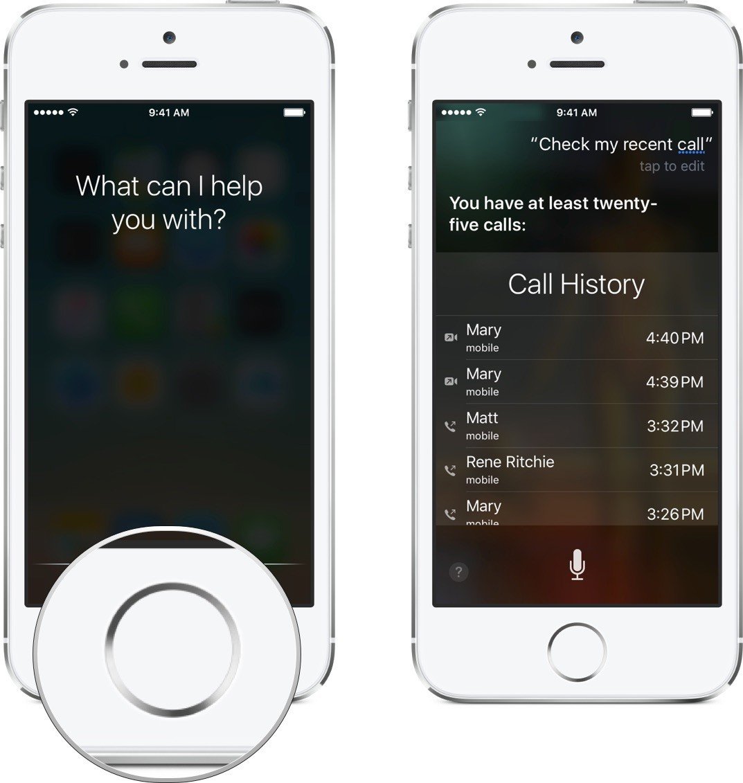 How to check your iPhone call history using Siri