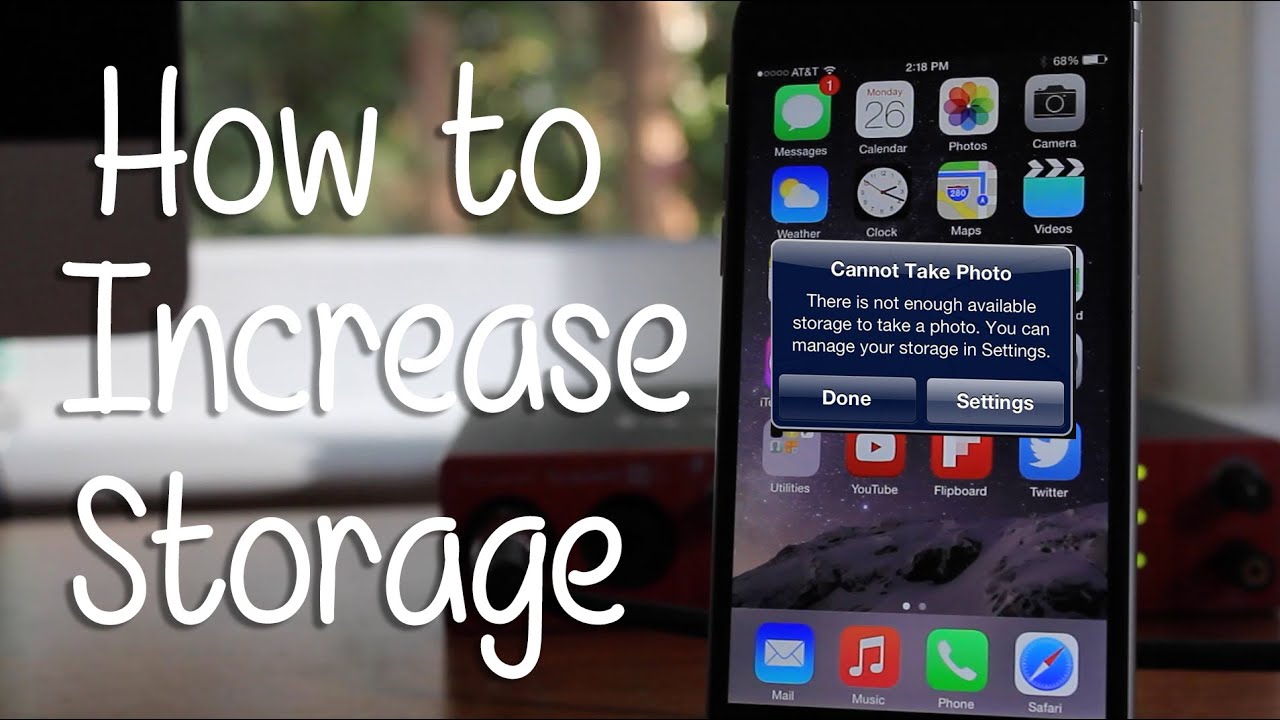 How to Increase Storage on Any iPhone! (HD)