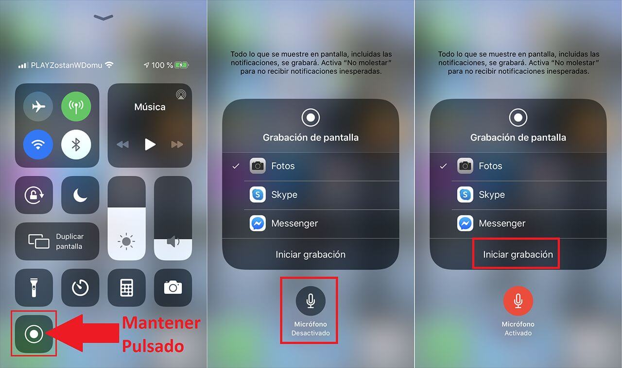 How to record external audio when recording your iPhone screen