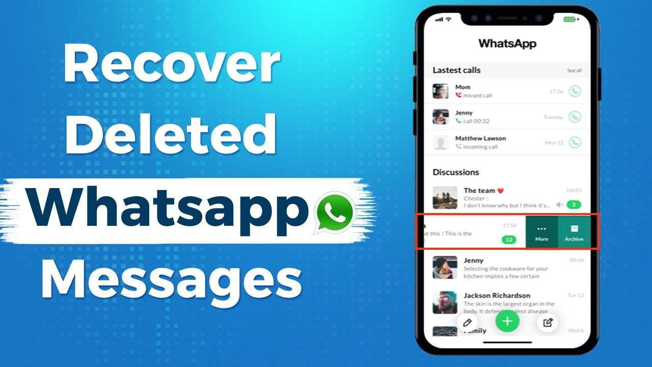 How to Recover Deleted WhatsApp messages from iPhone ...