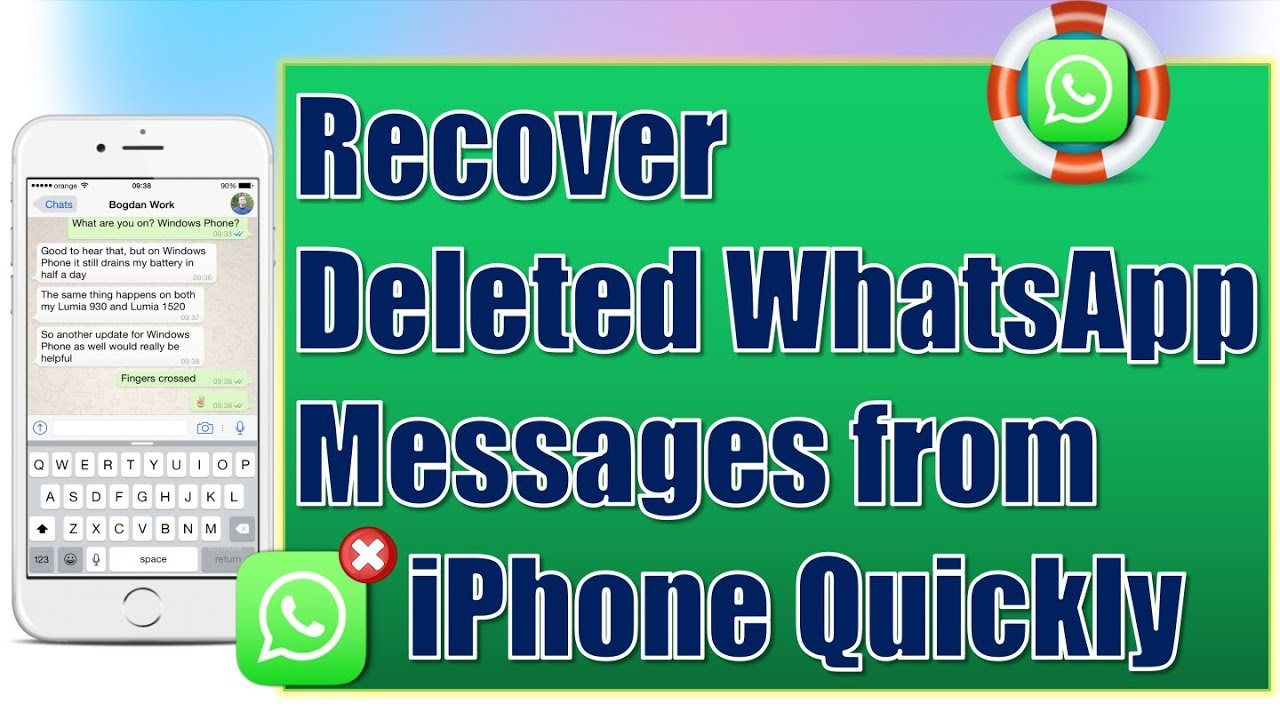 How to Recover Deleted WhatsApp Messages on iPhone for ...