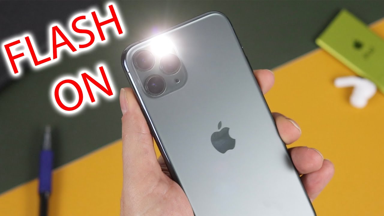 How To Turn On LED Flash Notifications iPhone 11 &  iPhone ...