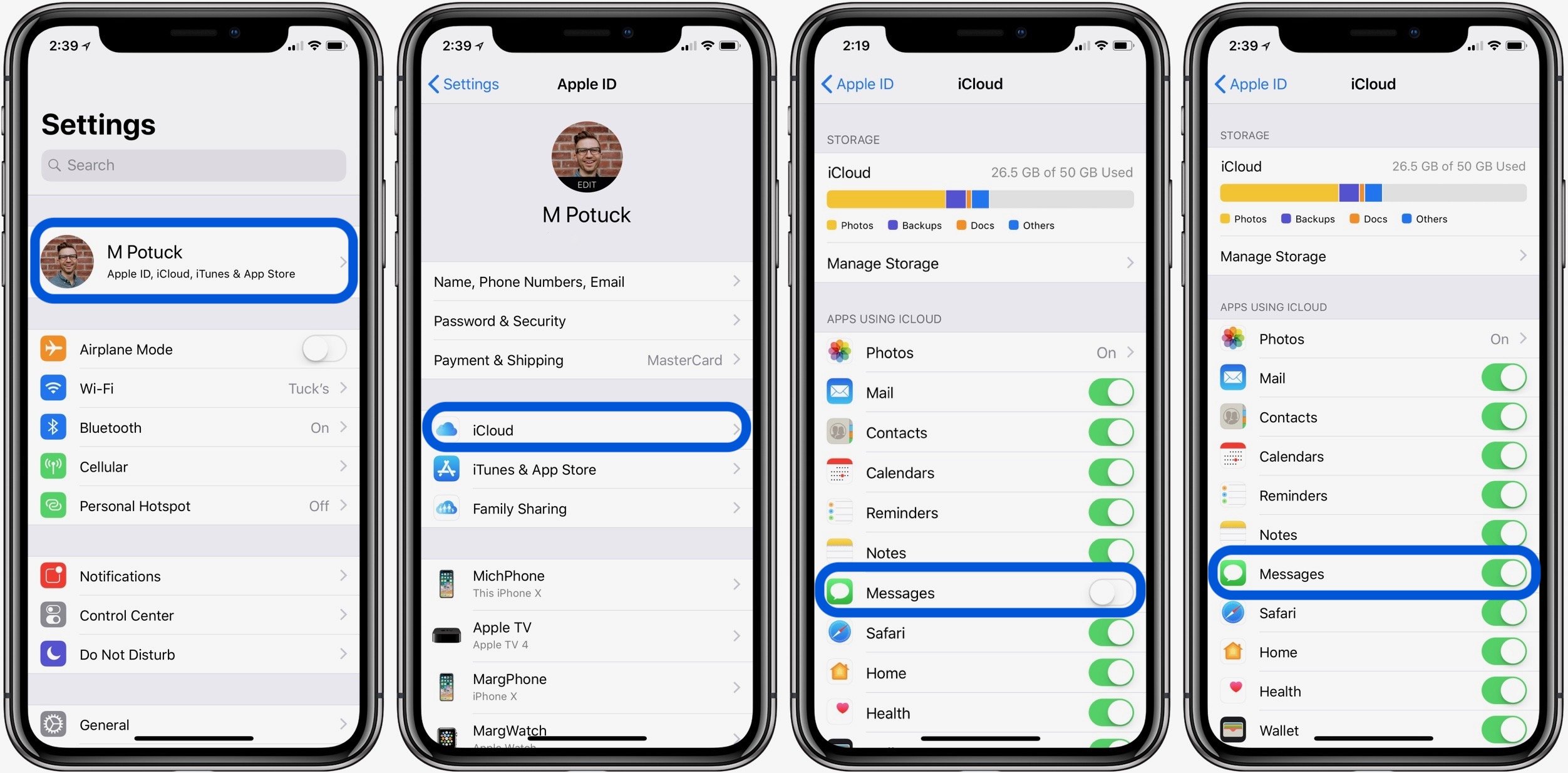 iPhone &  iPad: How to turn on Messages in iCloud
