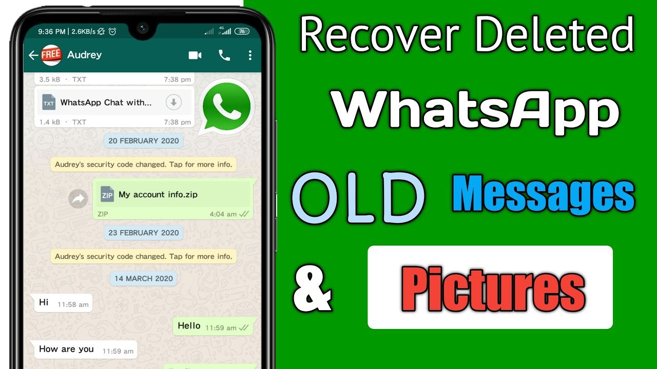 Recover Deleted Old WhatsApp Messages ( Android &  iPhone ...