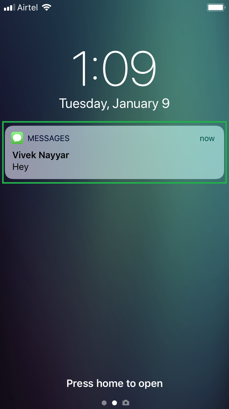 Reply to Lock Screen Messages and Emails In iOS 11