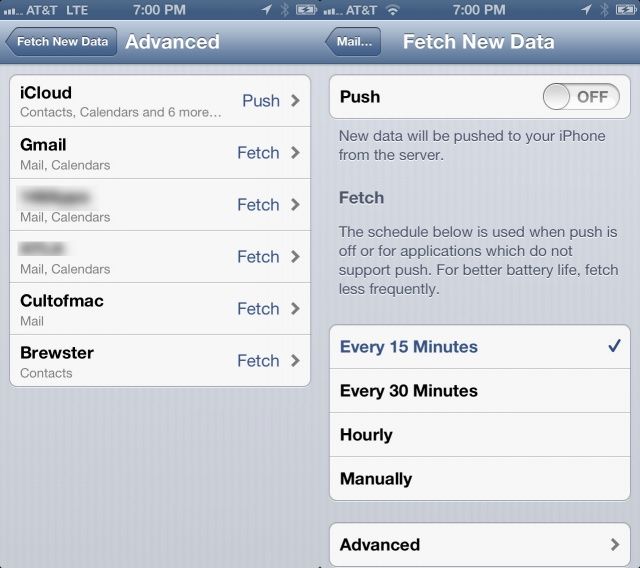 Change Fetch Settings On Your iPhone And See Your Email ...