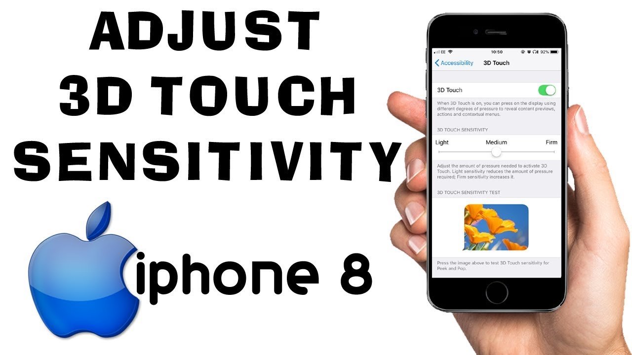 How to Adjust Touch Sensitivity on iPhone 8