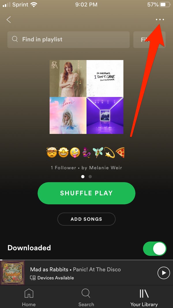 How to change a playlist cover on the Spotify iPhone app ...