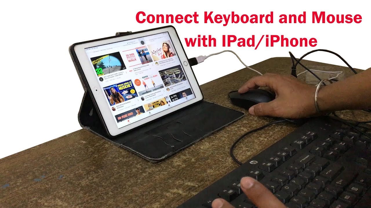How to Connect your Keyboard and Mouse with an iPad/iPhone ...
