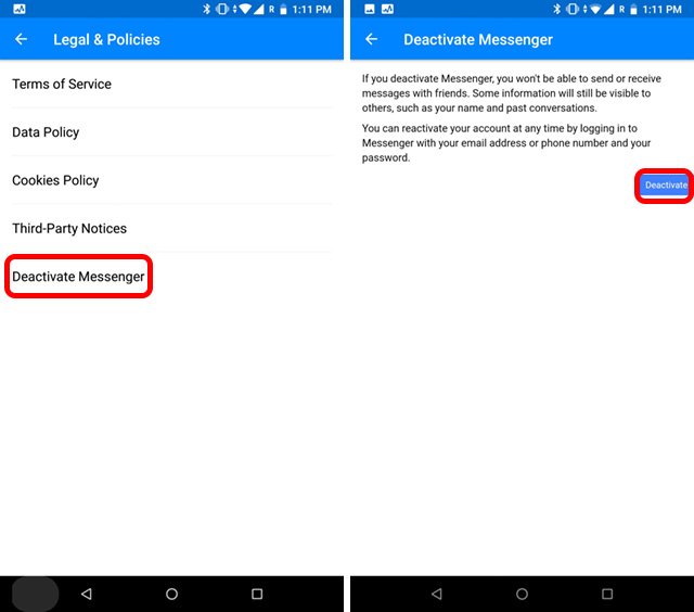 How to Deactivate Facebook Messenger [Guide]