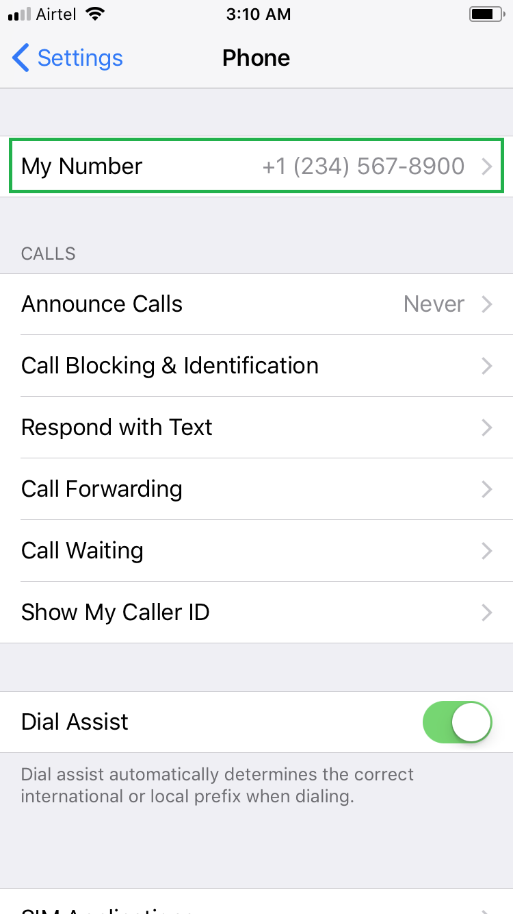 How to Find Your Own Number in iPhone