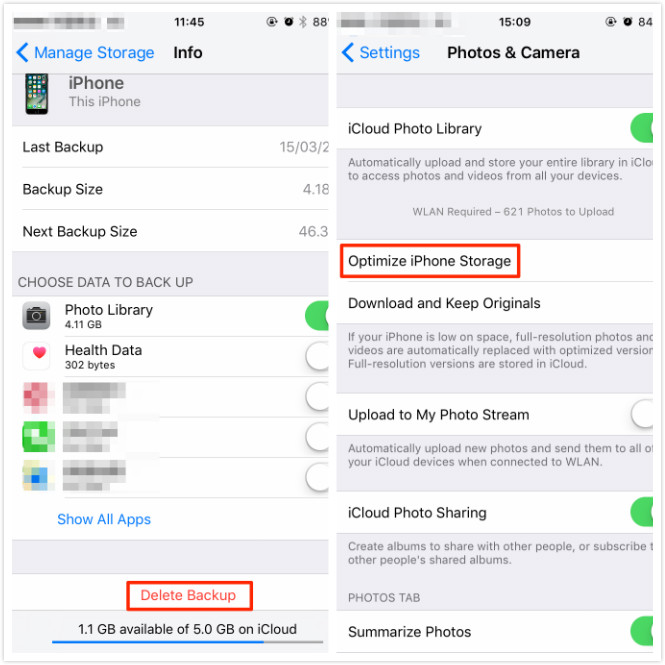 How to Manage iCloud Storage on iPhone/iPad/iPod