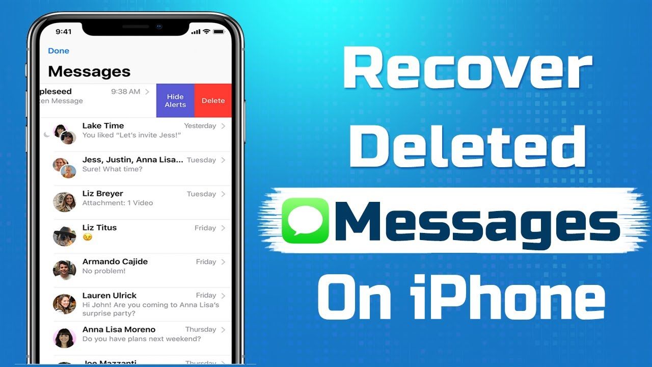 How to Recover Deleted Messages on iPhone (Without Backup ...
