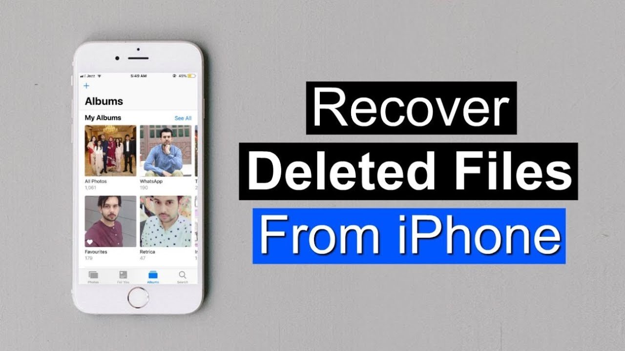 How To Recover Deleted Photos/Videos From iPhone without ...