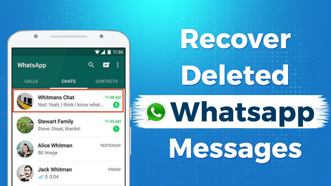 How to Recover Deleted WhatsApp messages on iPhone without ...