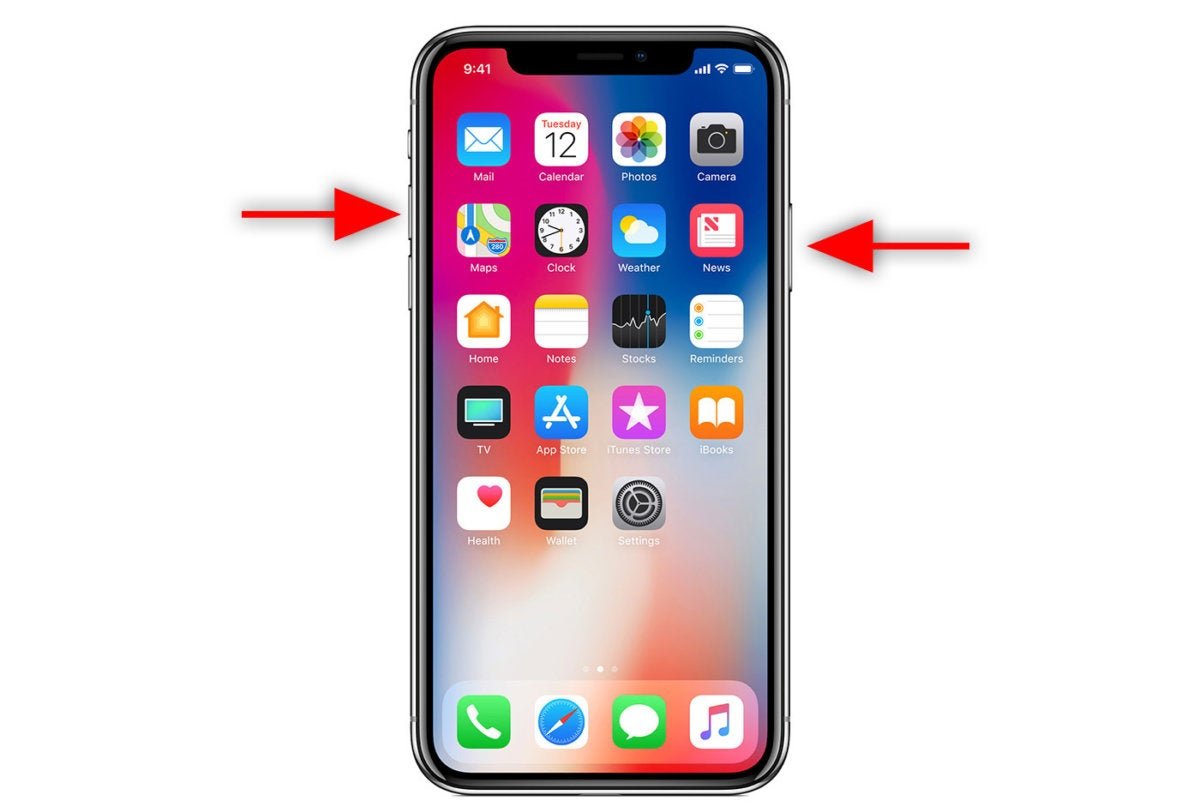 How to take a screenshot on the iPhone X