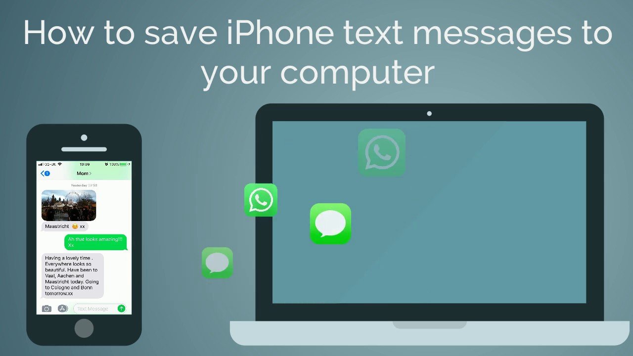 How to transfer text messages from iPhone to computer ...