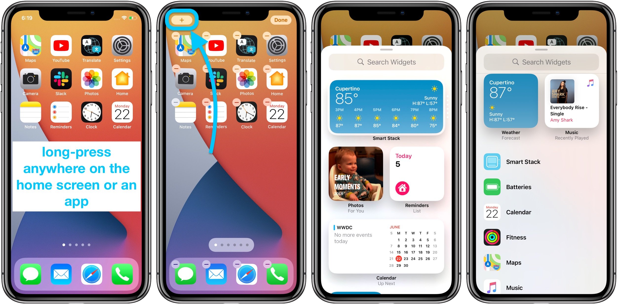 How to use iPhone home screen widgets in iOS 14 ...