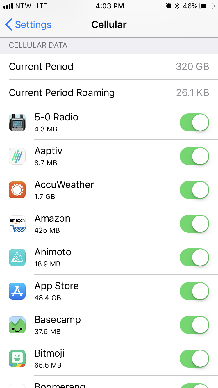 How to use less data on your iPhone