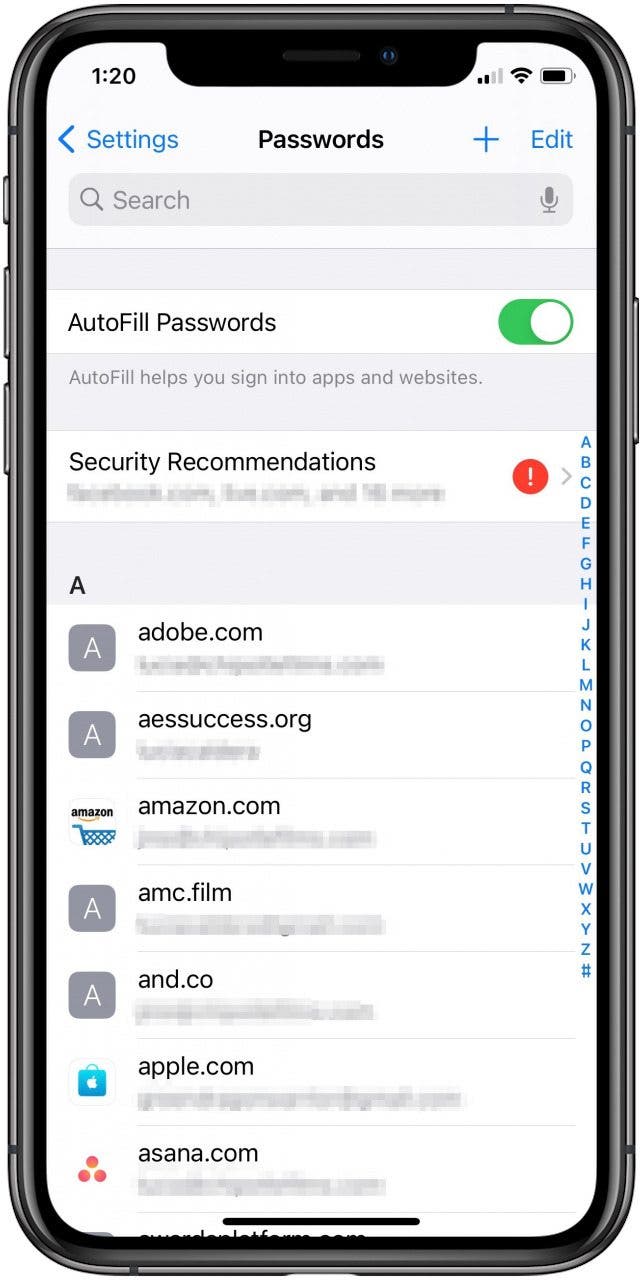 How to View Saved Passwords on Your iPhone