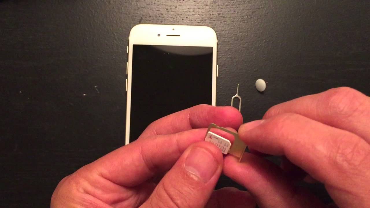 iPhone 6S / Plus : How to Insert &  Eject Sim Card