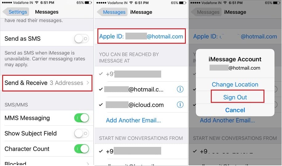 Different ways to logout Apple ID on iPhone, iPad, iPod