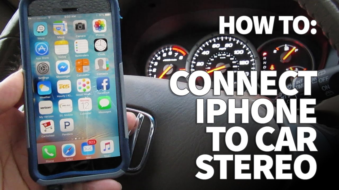 How to Connect an iPhone to a Car Stereo and Listen to ...