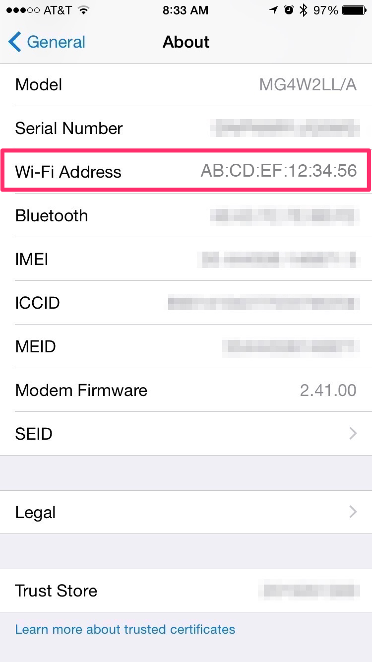 How To Find Your Mobile MAC Address