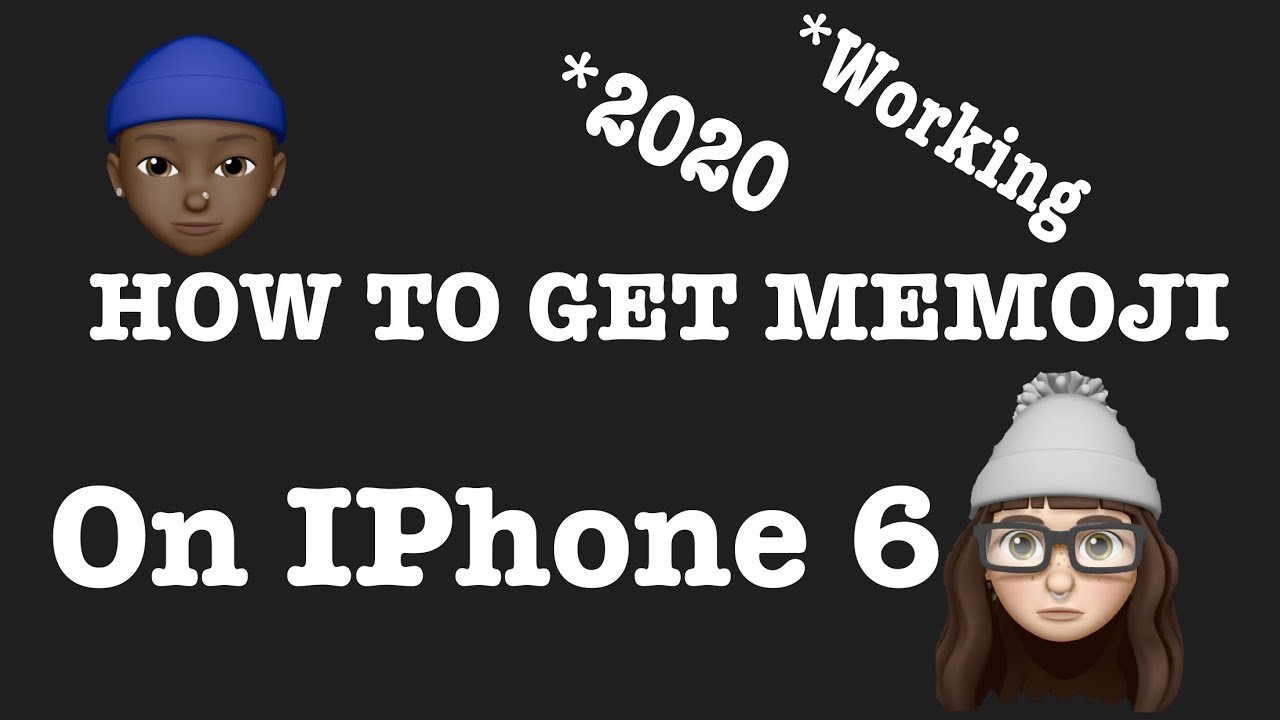HOW TO GET MEMOJI OR Animoji On IPhone 6, 7, 8 .!