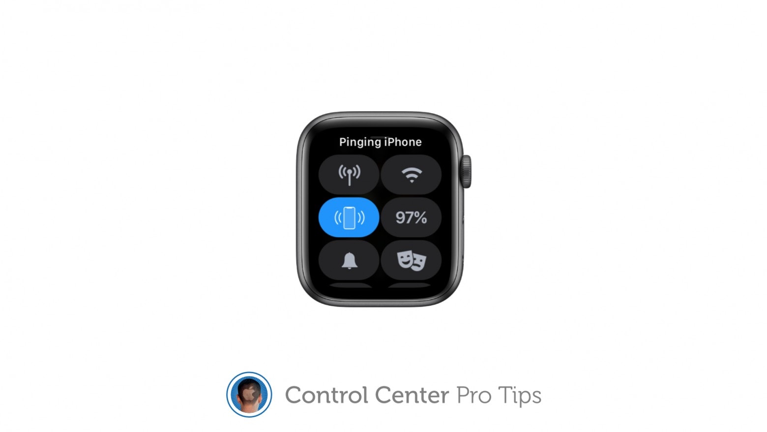 Ping a lost iPhone using Control Center on Apple Watch ...