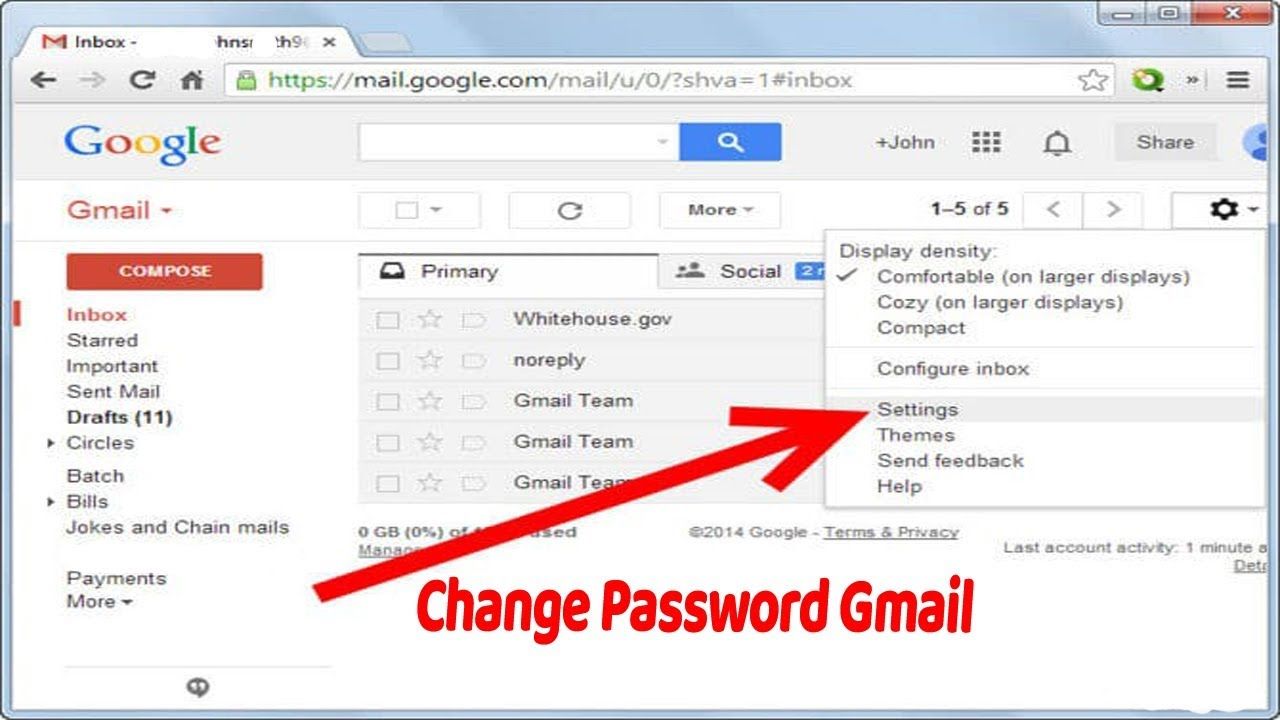 Reset Gmail Password On iPhone X