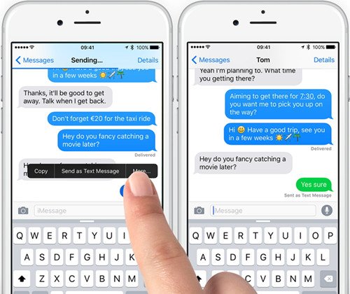 Send Text Messages Instead of iMessages on iPhone