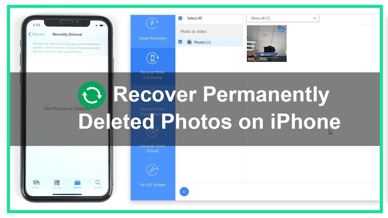 4 Methods to Recover Deleted Photos from iPhone 11/XS/X/8 ...