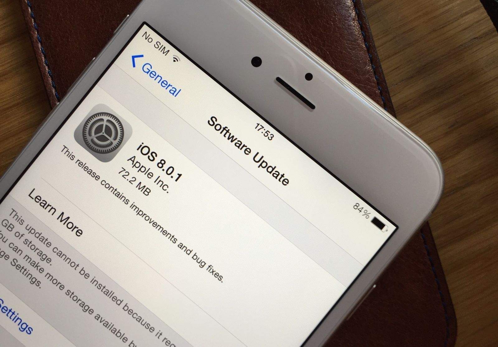 Apple will fix iPhone 6 issues with iOS 8.0.2 in the next ...