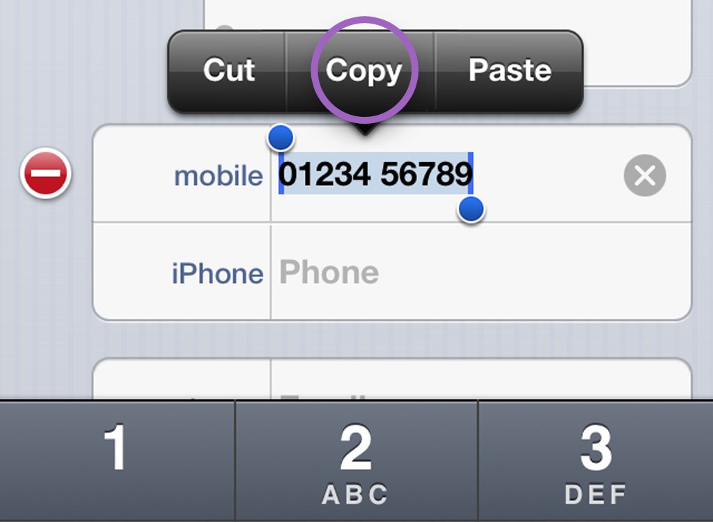 How to copy, cut and paste on iPhone