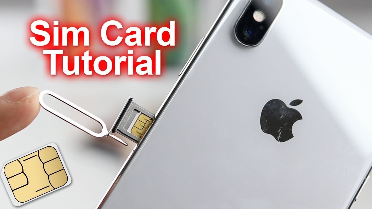 How to install a sim card in an iphone x, IAMMRFOSTER.COM